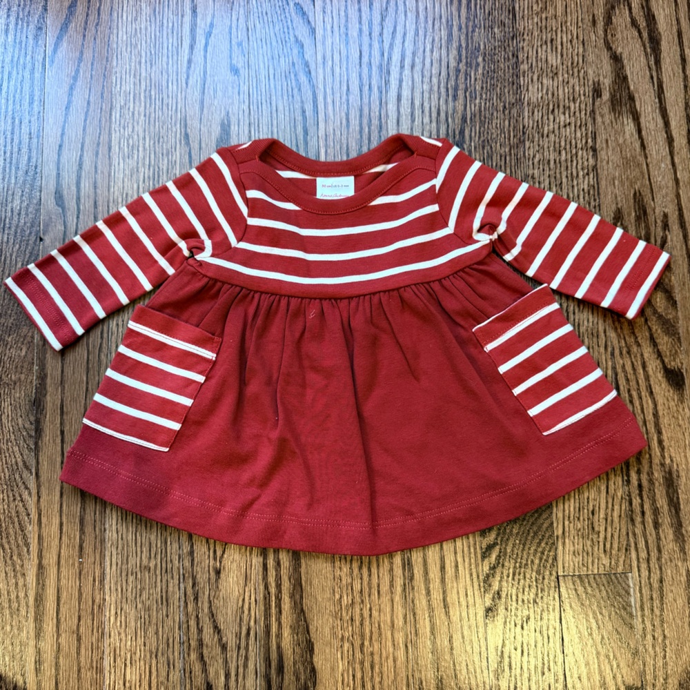 NWOT Hanna Andersson Striped Dress 0-3 Months